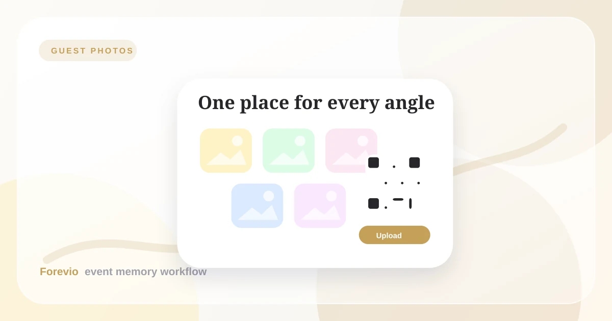 Stop Chasing Photos: The Modern Way to Collect Guest Memories